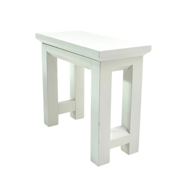 โต๊ะหมู่ย่อยทรัพย์มงคล เบอร์3 EGGWHITE 9 X 19 X 16.5 ซม. สีขาว_0